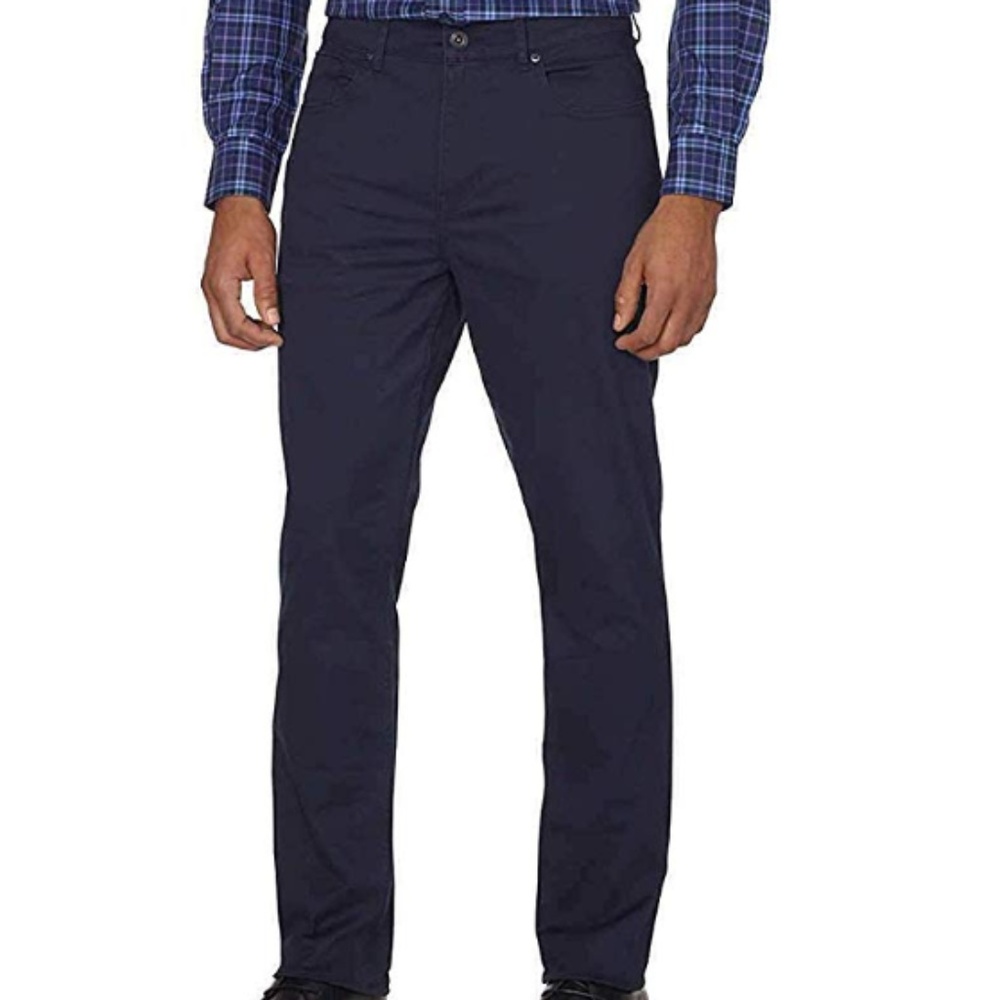 DKNY Men's Brushed Slim Straight Twill Pants NWT